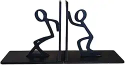 Porta Livros Aparador de Book Decoração Funcional Bonecos Resistência Madeira Preta