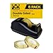 Scotch Double Sided Tape with Deluxe Desktop Tape Dispenser, No Mess, Strong, Engineered for Office and Home Use, 1/2 x 900 Inches, Boxed, 6 Rolls, 1 Dispenser (665-6PKC40)