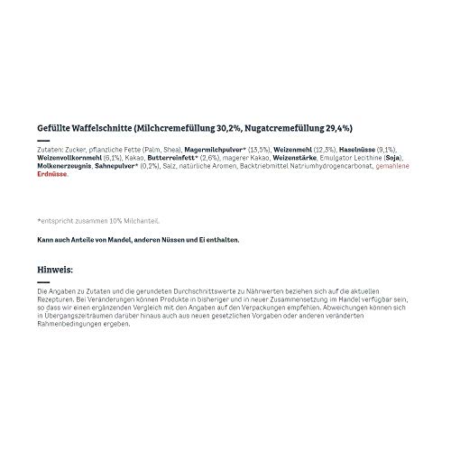 Knoppers – 8 x 25 g – Gefüllte Waffelschnitten mit Milch- und Nougatcreme, Haselnüssen und Kakao