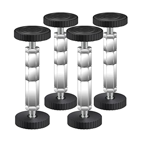 AUMEEKO Verstellbarer Bettgestell Adjustable Thread Frame Bettrahmen Anti-Shake-Tool Teleskopstütze Cover