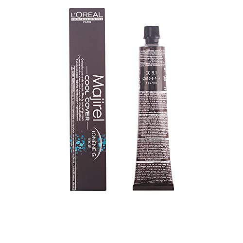 Majirel Cool Cover Coloración permanente en crema para el cabello 9.1 50 ml
