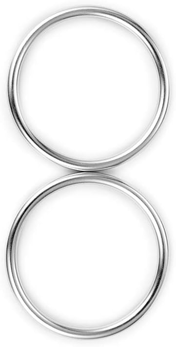 Topind Lot De 2 Anneaux Porte Bebe En Aluminium De Grande Taille 7 6 Cm Pour Porte Bebe Et Echarpes Argent Brillant Amazon Fr Bebe Et Puericulture