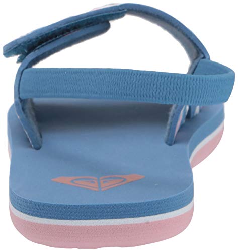 Image of Roxy Girl's TW Finn Sling Back Flip Flop Sandal Sandal, NAVY DREAM, 7 M M US Toddler