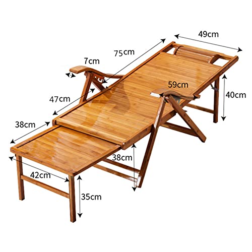 Rrgj Zero Gravity Lounge Chair, Foldable Wooden Recliners With Pad, Adjustable Backrest Elderly Chair Balcony Home Lounge Chair Lounge Chair #TOP1
