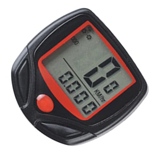 Bike Speedometer, Clear Readable Display, Waterresistant Design, Energy Efficient, Essential Measuring Functionality, for Easy Monitoring