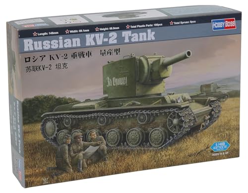 Hobby Boss Russian KV-2 Tank Vehicle Model Building Kit