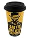 Breaking Bad - Tazza da Viaggio, in Ceramica, Scritta: I Am The One Who Knocks