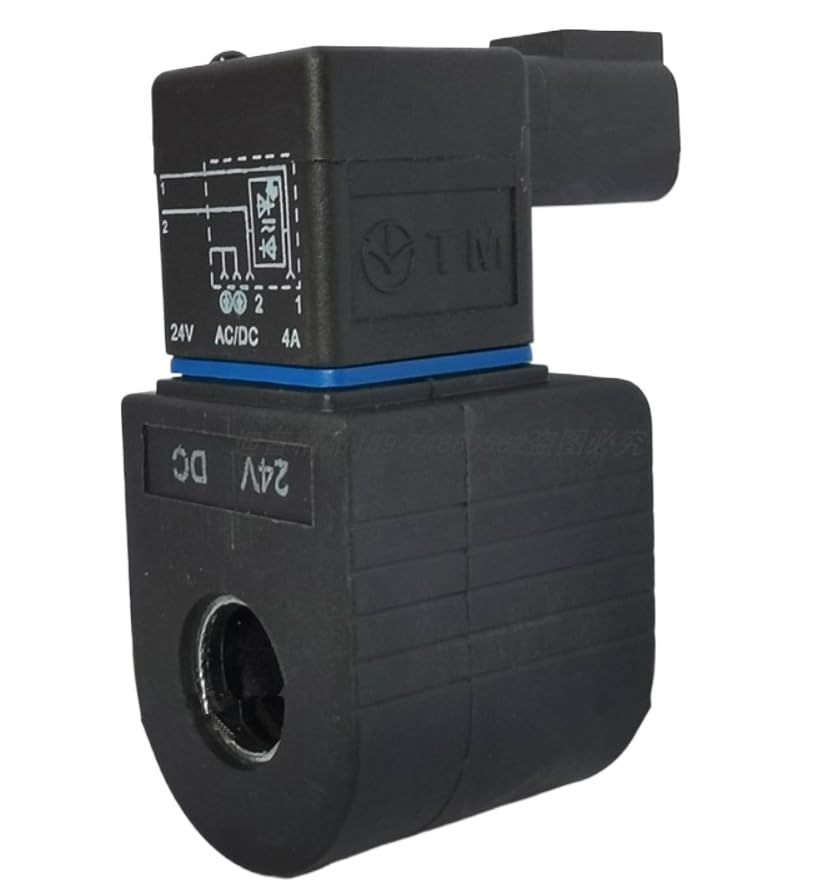 1-Piece New for R933000058 24VDC Solenoid Valve Coil and Conversion Plug Replacement