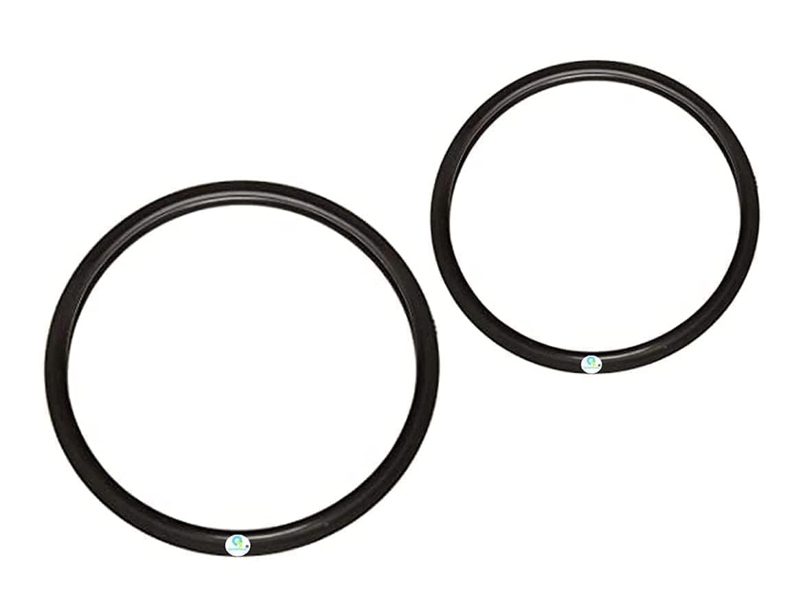 QemiQ Retail®-Jar gaskets for Preethi mixer Brands. Sales package contains 2Unit's medium(11cm) Gasket + 2Unit's big(12.8cm) Gasket-image-1