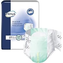 Tena Small Brief Adult Incontinence Brief S Moderate Absorbency Mat Body Shape, 66100, Moderate to Heavy, 96 Ct