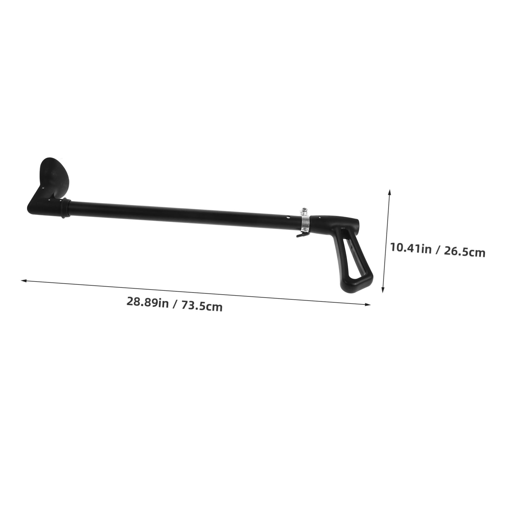Accessorio Maniglia Passeggino Nero in Plastica Lega, Sgancio Rapido
