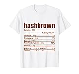 Hashbrown Nutrition Fact T-Shirt