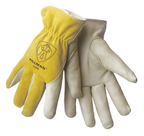 Tillman 1428 Top Grain/Split Cowhide Drivers Gloves, Medium