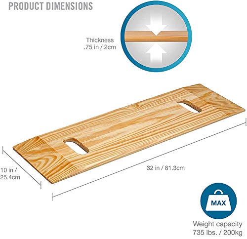 Duro-Med DMI Bariatric Transfer Board, Southern Yellow Pine