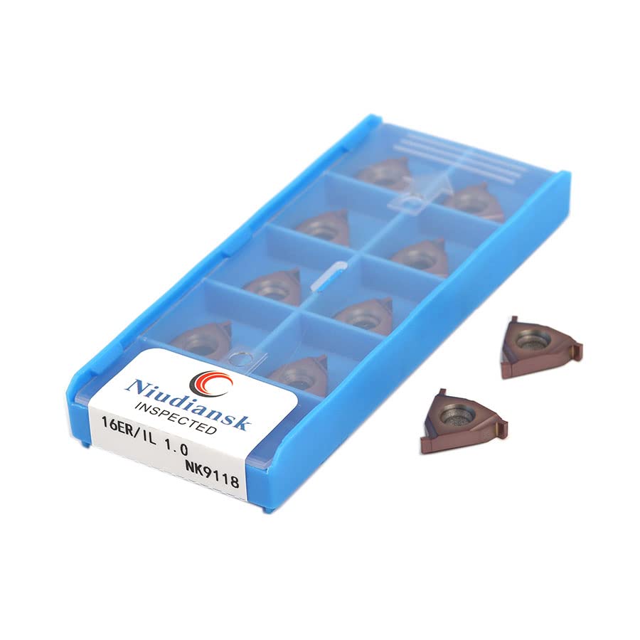 16ER IL 0.8 NK9118 16ER/IL 0.9 1.0 1.1 1.2 1.6 1.7 NK9118 16ER/IL 1.8 NK9118 Grooving Inserts CNC Lathe Tool For Stainless Steel - (Angle: 16ER IL 1.8 NK9118)