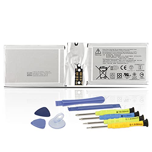 K KYUER 18Wh G3HTA044H G3HTA020H Laptop Tablette Batterie pour Microsoft Surface Book 1 1703 1704 1705 CR7-00005 CR7-00007 Book 2 13.5' 128GB 256GB 512GB 1TB 2-in-1 Convertible PC Battery DAK822470K