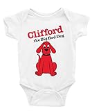 Clifford The Big Red Dog Short Sleeve Unisex Onesie (6-12)