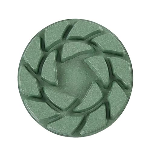 GYQAZSS 1pc /3pc 4 Inch 100mm Dry/Wet Diamond 3 Step Polishing Pads Abrasive Sanding Discs for Marble Concrete Terrazzo Stone Grinding Discs