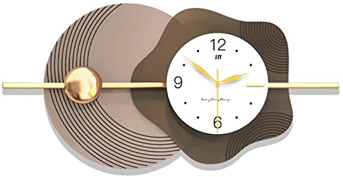 Horloge à Quartz 3D silencieuse en métal : fini le tic-tac dans la chambre