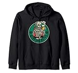 Photo Gallery caffè staying alive funny skeleton skull felpa con cappuccio Photo Gallery caffè staying alive funny skeleton skull felpa con cappuccio