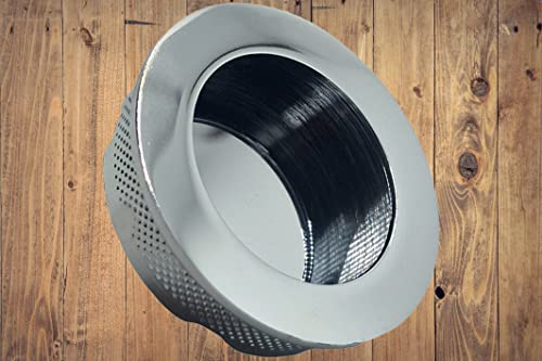 Universal Hardware Finger Pull Handle Recessed Edge Flush Fitting Pocket Insert Wardrobe Sliding Doors 40mm (Polished Chrome)