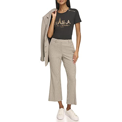 Karl Lagerfeld Paris Women's Pattern Pant