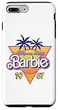 Installation facile Coque pour iPhone 7 Plus/8 Plus Logo rétro de l\'été 1987 de Barbie - California Dream