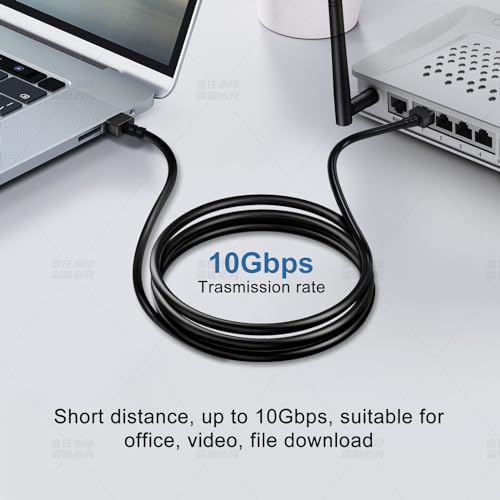 Dutevolns Ultra Slim Cat 6 Ethernet Cable 15 Feet, Flexible Rj45 Cat 6a LAN Cord, 10Gbps 550MHz Cat6 Network Cable for Pc, Router, Windows (White) by Dutevolns - Image 2