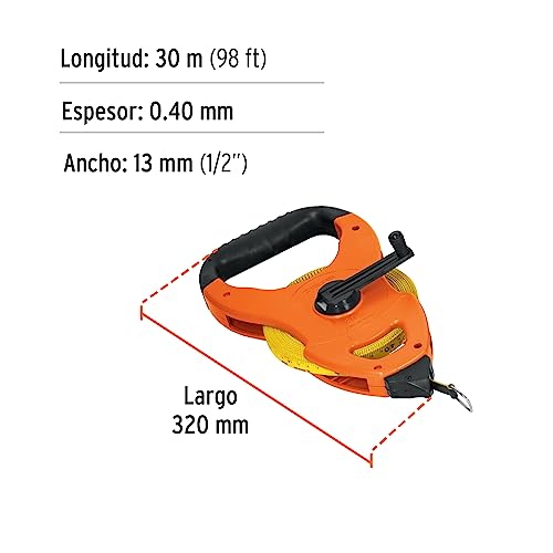 Cinta métrica de fibra de vidrio 30 m miniatura 2