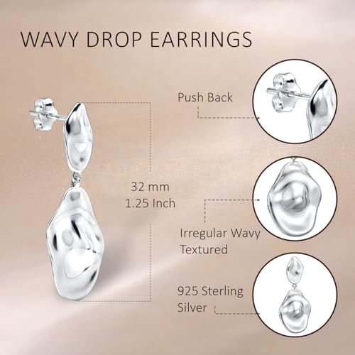 Boucles d'oreilles argent 925 légères anti-fatigue auriculaire