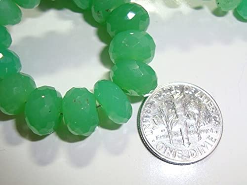 Chrysoprase perles 10mm pour enfilage et création de collier de luxe