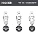 HICKIES No Tie Shoelaces for Adults - Premium Black Elastic Waterproof Laces for Sneakers and Running Shoes - 14pc Unisex One Size Fits All