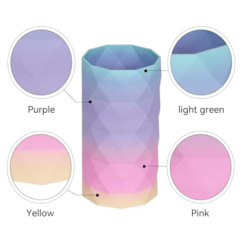 Image of TECSONAR Matte Gradient PLA 3D Printer Filament 1.75mm, Matte Rainbow PLA 1kg Spool (2.2lbs), Dimensional Accuracy + /- 0.02 mm,Lollipop Color