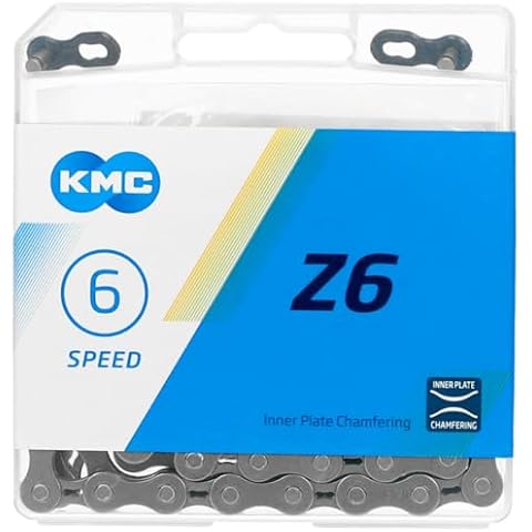 KMC Z6 5/6 Speed Chain with 114 Links Cover