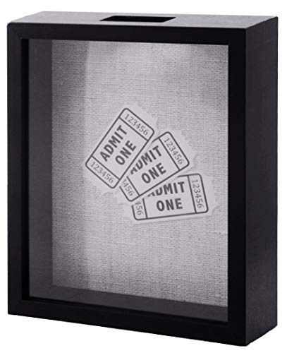 image for Space Art Deco 8x10 Black Shadow Box Frame - Shadow Box Display Case 