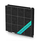 Filter Ersatz für Elica 9029793818 484000008575 E3CFE15 AMC027 Mod.15 F003333 F00418SE Aktive Kohlefilter 230x210 mm für Dunstabzugshaube von AEG Bauknecht Candy Electrolux Gorenje Whirlpool