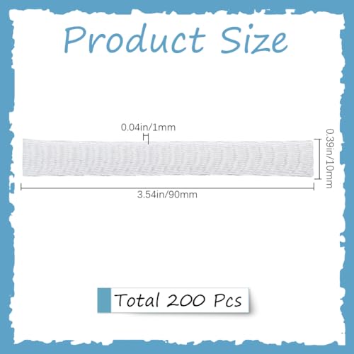 Image of GORGECRAFT 200Pcs Makeup Brush Pen Guard Protector Reusable Net Thread Spool Savers Expandable Mesh Cover Plastic Sewin Thread Netting Machine Embroidery Net for Sewing Eyeshadow Brush, White