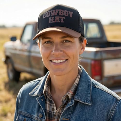 Image of Cowboy Hat Trucker Cap