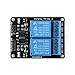 JESSINIE 5V 2-Channel Relay Module with Optocoupler for Arduino Projects, 2-Way Relay Control Board