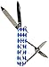 Produktbild Victorinox, Taschenmesser, klein, Classic, 58 mm, weiss (7 Funktionen, Klinge, Nagelfeile, Nagelreiniger, Schere)