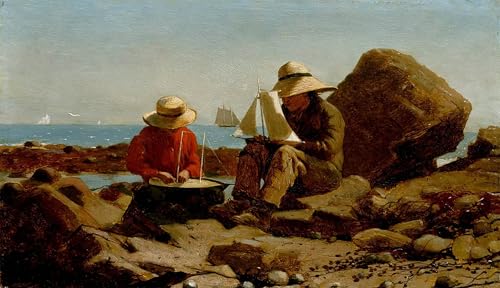 Tableaux Graffiti Art de Winslow Homer | Poster les constructeurs de bateaux 60x90cm