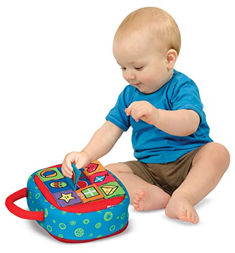 Melissa & Doug Take-Along Shape-Sorter Baby and Toddler Toy