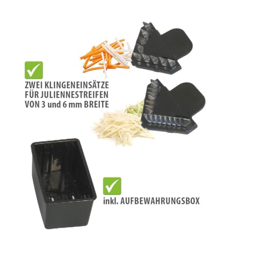 Foto von GEFU 50441 V-Hobel Julienne VIOLI 2.0 - für perfekte Obst- & Gemüsescheiben sowie Juliennestreifen