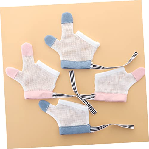 ifundom Infant Thumb Gloves Stop Thumbs Sucking Glove Finger Sucking Mitts Toddler Protective Mittens Comfortable Flexible 1 Pair