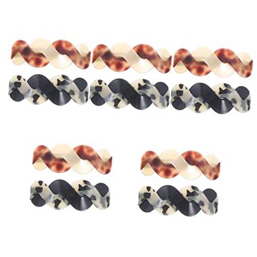 Barrettes à cheveux pour femmes DOITOOL : 10 clips de coiffure écaille de tortue