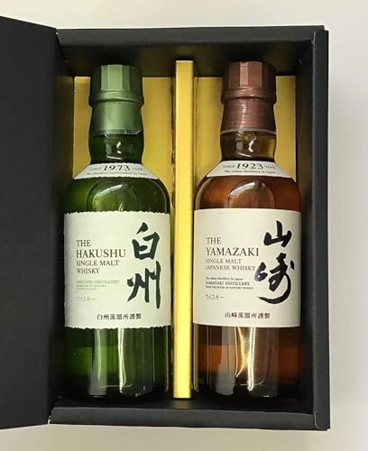 Suntory シングルモルト 山崎＆白州 180ml×2
