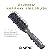 Kent AH11G Airhedz Pro Narrow Pin Hair Brush, Fine Pin Detangler Brush Ideal for Taming and Straightening Non-Scratch for Pain-Free Detangling