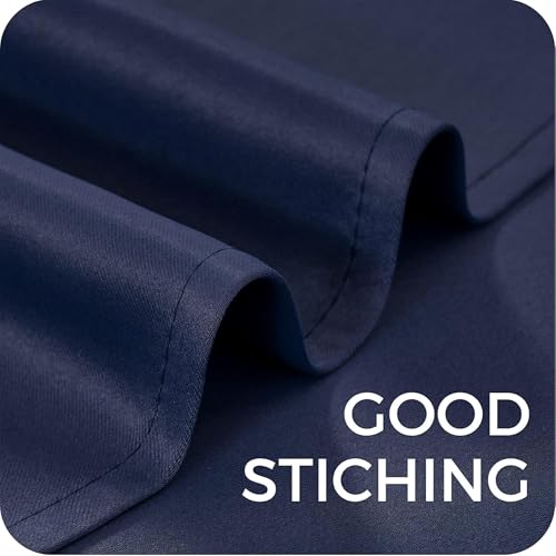 Image of Galaxy Home Decor Polyester Solid Curtain, Window - 5 Feet, Blue, Pack of 1