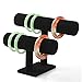 ICHQ Schmuck-Display, samt T-Bar Schmuckständer Armband Halskette Stand Organizer Holder Display (A)