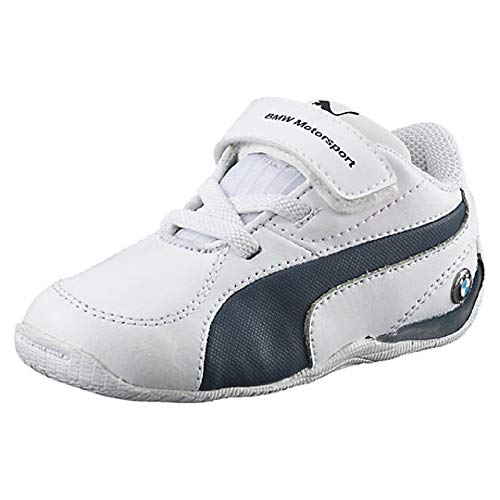 Puma Drift Cat5 L BMW V, Sneakers Basses garçon, Blanc (White/Team Blue), 19 EU